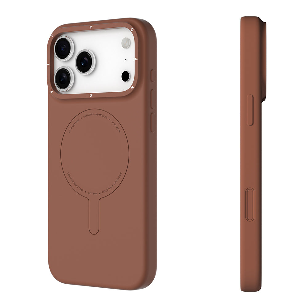 iPhone 18 Pro Kılıf M-Safe Şarj Özellikli Youngkit Morandi Serisi Kılıf