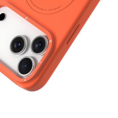 iPhone 18 Pro Kılıf M-Safe Şarj Özellikli Youngkit Morandi Serisi Kılıf
