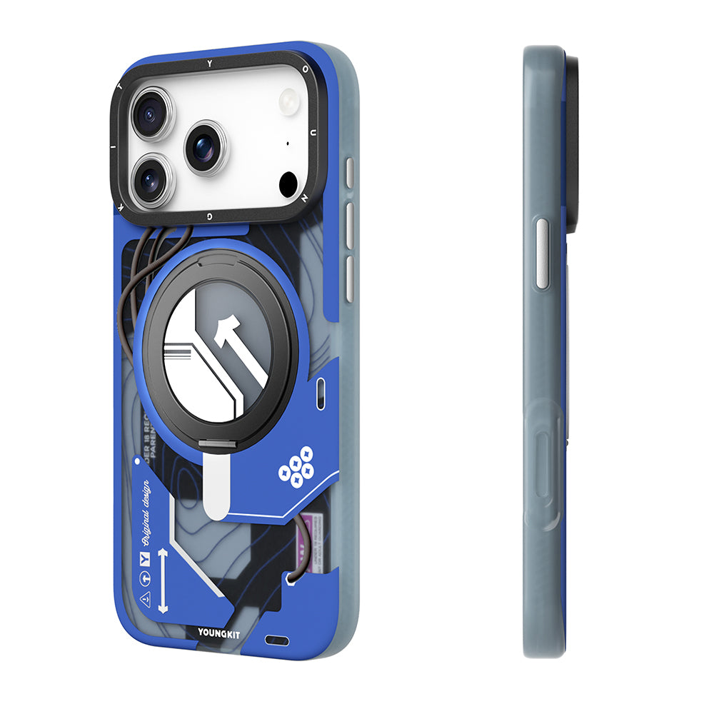iPhone 18 Pro Kılıf M-safe Şarj Özellikli Youngkit Starship Serisi Kılıf
