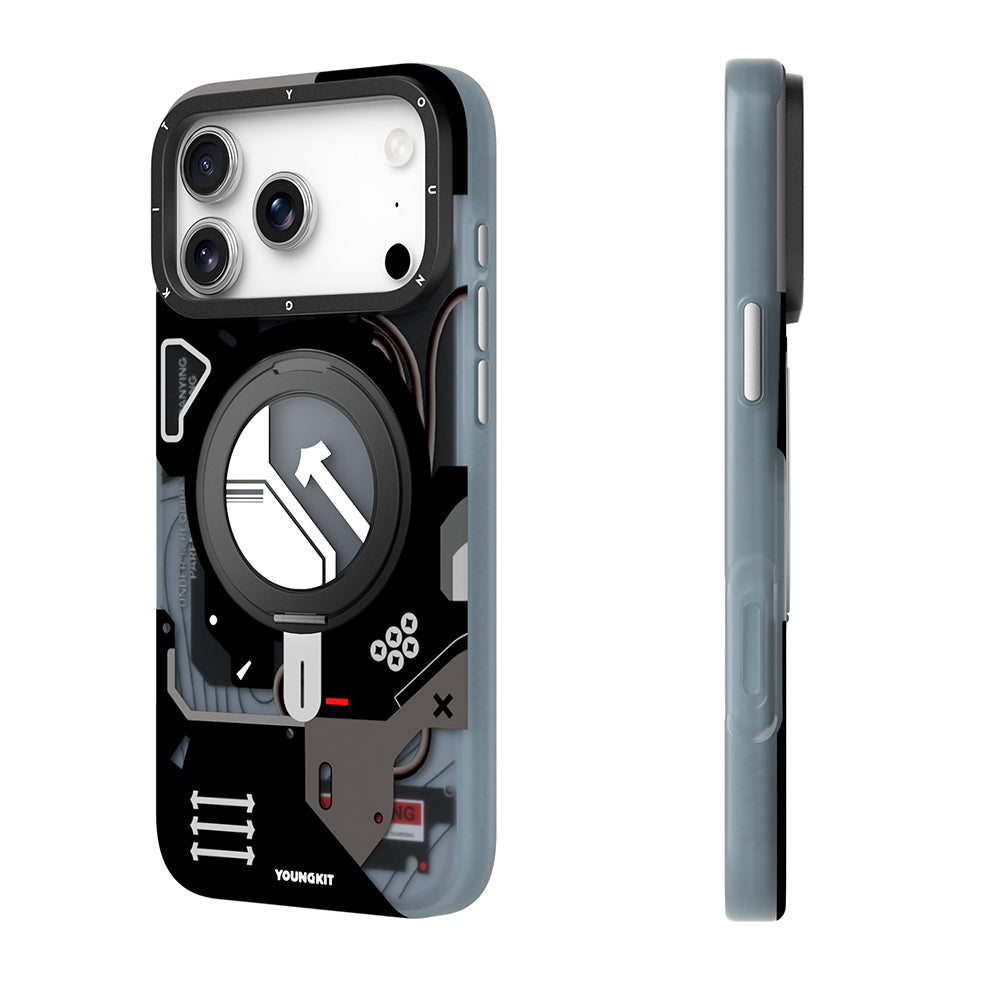 iPhone 18 Pro Kılıf M-safe Şarj Özellikli Youngkit Starship Serisi Kılıf