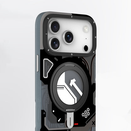 iPhone 18 Pro Kılıf M-safe Şarj Özellikli Youngkit Starship Serisi Kılıf