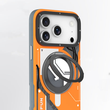 iPhone 18 Pro Kılıf M-safe Şarj Özellikli Youngkit Starship Serisi Kılıf