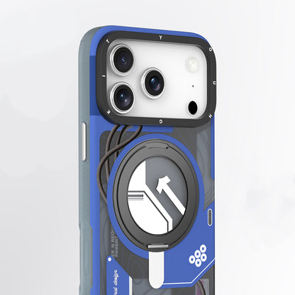 iPhone 18 Pro Kılıf M-safe Şarj Özellikli Youngkit Starship Serisi Kılıf