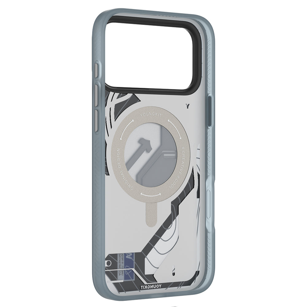 iPhone 18 Pro Kılıf M-safe Şarj Özellikli Youngkit Starship Serisi Kılıf