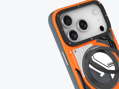 iPhone 18 Pro Kılıf M-safe Şarj Özellikli Youngkit Starship Serisi Kılıf