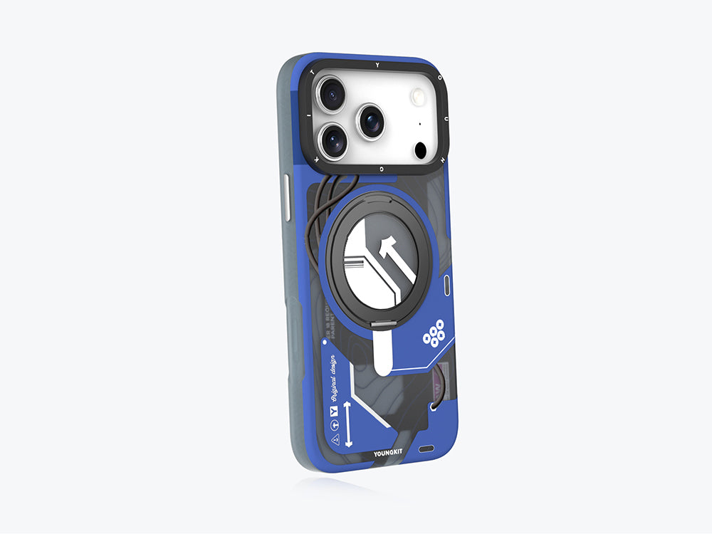 iPhone 18 Pro Kılıf M-safe Şarj Özellikli Youngkit Starship Serisi Kılıf