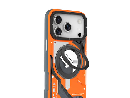 iPhone 18 Pro Kılıf M-safe Şarj Özellikli Youngkit Starship Serisi Kılıf