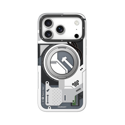 iPhone 18 Pro Kılıf M-safe Şarj Özellikli Youngkit Starship Serisi Kılıf