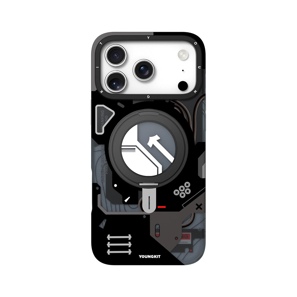 iPhone 18 Pro Kılıf M-safe Şarj Özellikli Youngkit Starship Serisi Kılıf