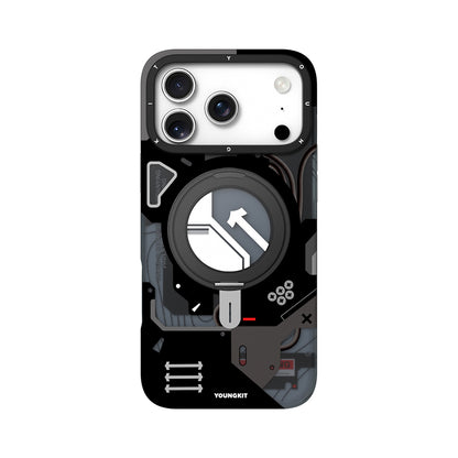iPhone 18 Pro Kılıf M-safe Şarj Özellikli Youngkit Starship Serisi Kılıf