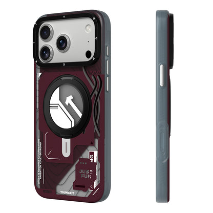 iPhone 18 Pro Kılıf M-safe Şarj Özellikli Youngkit Starship Serisi Kılıf