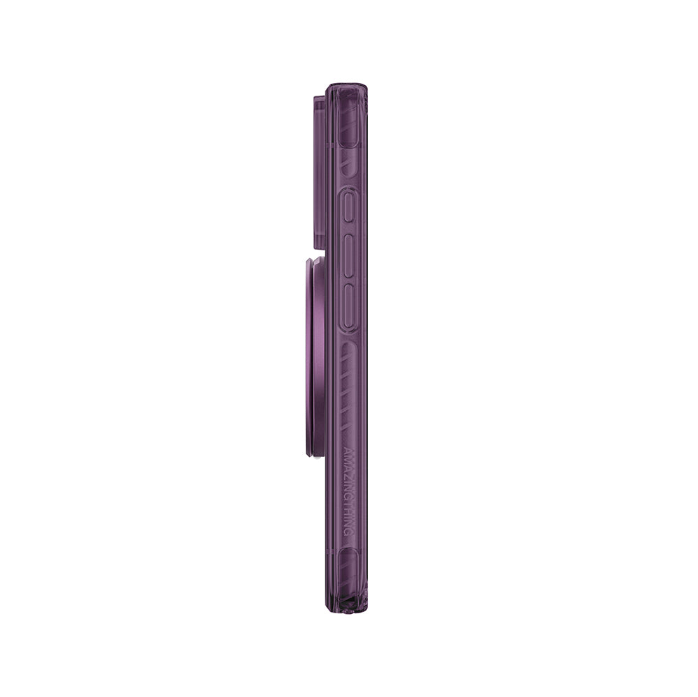 iPhone 18 Pro Kılıf M-safe Şarj Özellikli Yüzük Standlı Amazingthing Titan Pro Grip Ring Serisi Kılıf