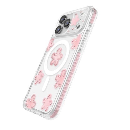 iPhone 18 Pro Kılıf M-Safe Şarj Özellikli Zore Paris Elvo Sert PC Kılıf