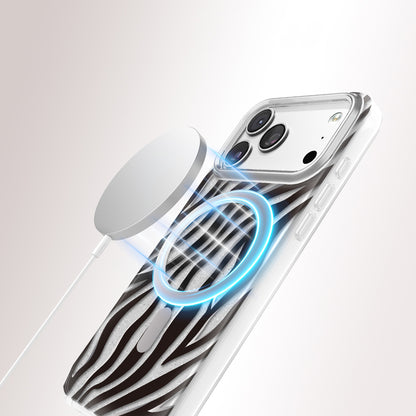 iPhone 18 Pro Kılıf M-Safe Şarj Özellikli Zore Paris Veyro TPU Kılıf