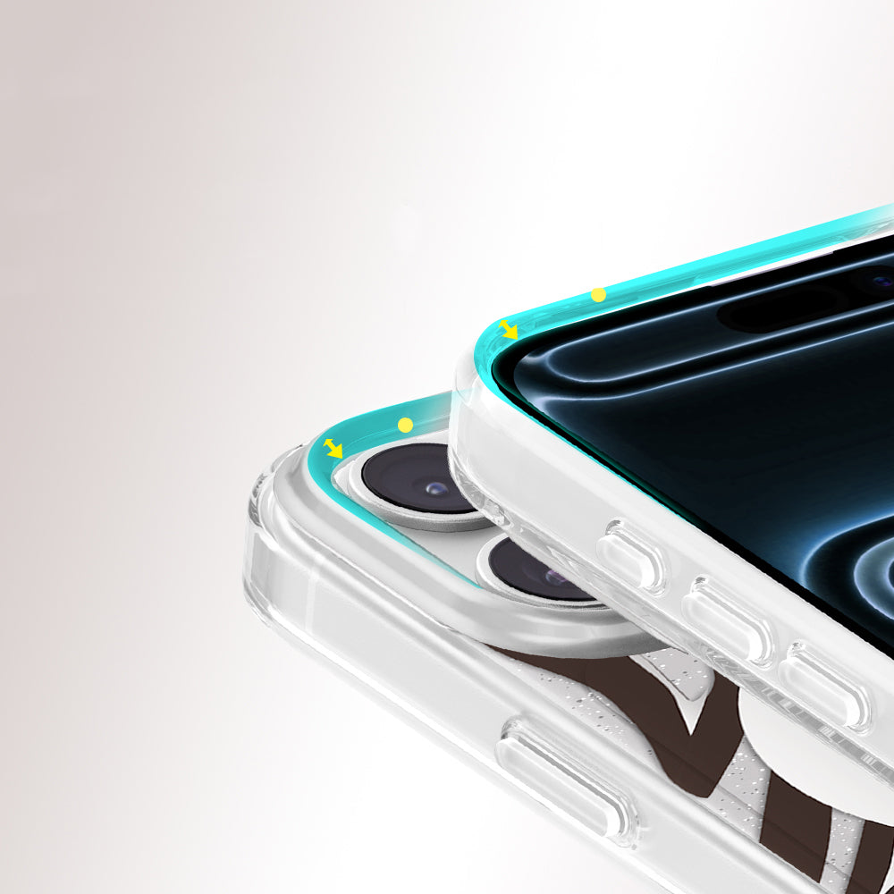 iPhone 18 Pro Kılıf M-Safe Şarj Özellikli Zore Paris Veyro TPU Kılıf