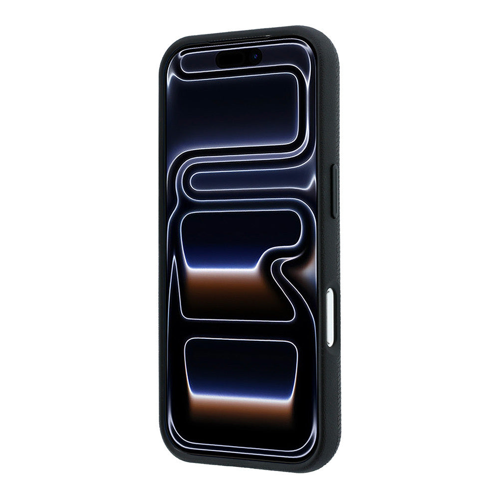iPhone 18 Pro Kılıf Mercedes Benz Orijinal Lisanslı M-safe Şarj Özellikli 3D Metal Logolu Wrap Wood Deri Kılıf