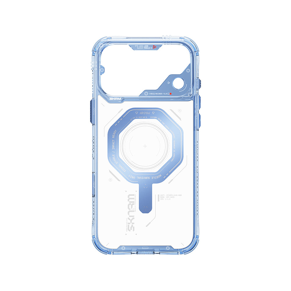 iPhone 18 Pro Kılıf SkinArma M-safe Şarj Özellikli Airbag Tasarımlı Magma Kılıf