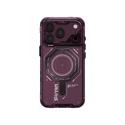 iPhone 18 Pro Kılıf SkinArma M-safe Şarj Özellikli Airbag Tasarımlı Magma Kılıf