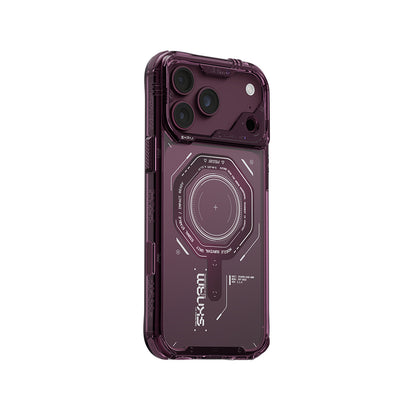 iPhone 18 Pro Kılıf SkinArma M-safe Şarj Özellikli Airbag Tasarımlı Magma Kılıf