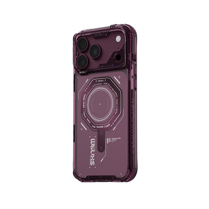 iPhone 18 Pro Kılıf SkinArma M-safe Şarj Özellikli Airbag Tasarımlı Magma Kılıf