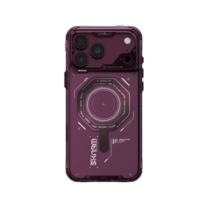 iPhone 18 Pro Kılıf SkinArma M-safe Şarj Özellikli Airbag Tasarımlı Magma Kılıf