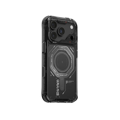 iPhone 18 Pro Kılıf SkinArma M-safe Şarj Özellikli Airbag Tasarımlı Magma Kılıf