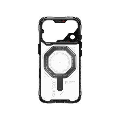 iPhone 18 Pro Kılıf SkinArma M-safe Şarj Özellikli Airbag Tasarımlı Magma Kılıf