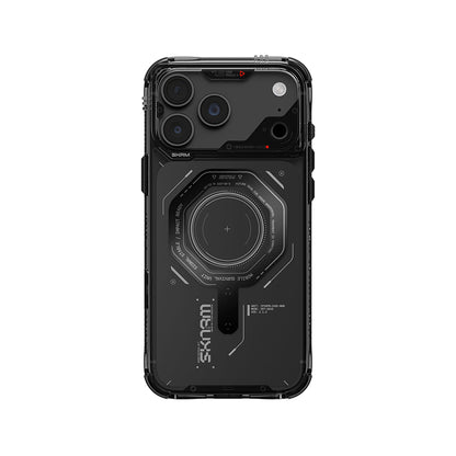 iPhone 18 Pro Kılıf SkinArma M-safe Şarj Özellikli Airbag Tasarımlı Magma Kılıf