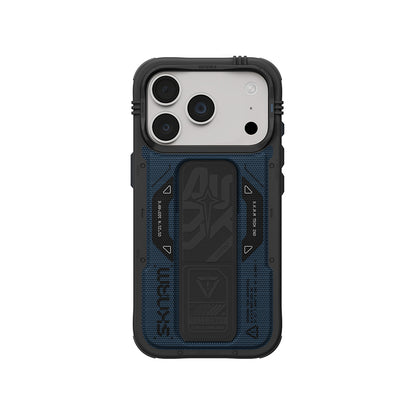 iPhone 18 Pro Kılıf SkinArma M-safe Şarj Özellikli Airbag Tasarımlı Standlı Phantom Kılıf