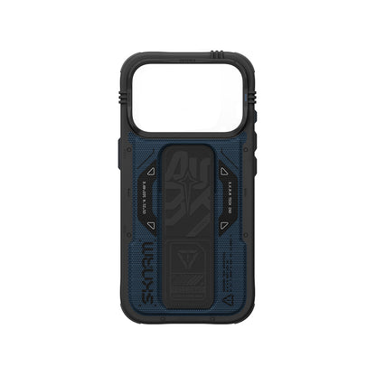 iPhone 18 Pro Kılıf SkinArma M-safe Şarj Özellikli Airbag Tasarımlı Standlı Phantom Kılıf
