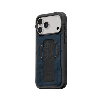 iPhone 18 Pro Kılıf SkinArma M-safe Şarj Özellikli Airbag Tasarımlı Standlı Phantom Kılıf