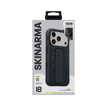 iPhone 18 Pro Kılıf SkinArma M-safe Şarj Özellikli Airbag Tasarımlı Standlı Phantom Kılıf