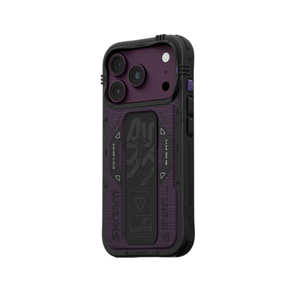 iPhone 18 Pro Kılıf SkinArma M-safe Şarj Özellikli Airbag Tasarımlı Standlı Phantom Kılıf