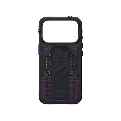 iPhone 18 Pro Kılıf SkinArma M-safe Şarj Özellikli Airbag Tasarımlı Standlı Phantom Kılıf