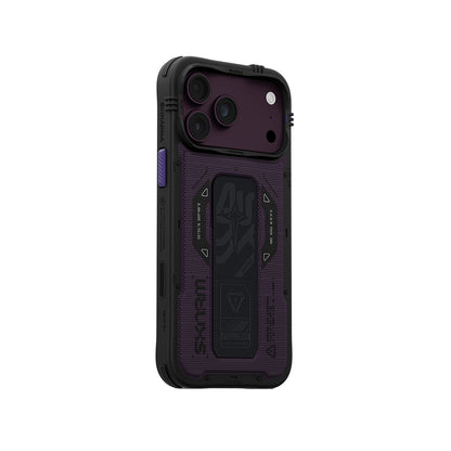 iPhone 18 Pro Kılıf SkinArma M-safe Şarj Özellikli Airbag Tasarımlı Standlı Phantom Kılıf