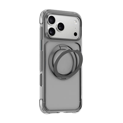 iPhone 18 Pro Kılıf Wiwu AG-203 AeroGuard Ultra Serisi M-safe Şarj Özellikli Airbag Tasarımlı Standlı Kılıf