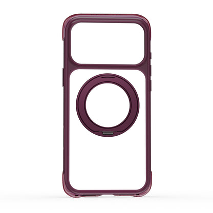 iPhone 18 Pro Kılıf Wiwu AG-203 AeroGuard Ultra Serisi M-safe Şarj Özellikli Airbag Tasarımlı Standlı Kılıf