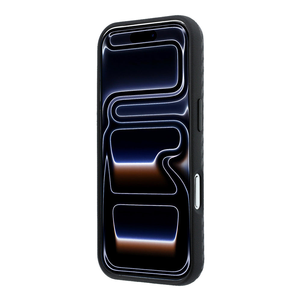iPhone 18 Pro Max Kılıf BMW Orijinal Lisanslı M-safe Şarj Özellikli Karbon Fiber Tasarımlı ve Metal Logolu PU Deri Kılıf
