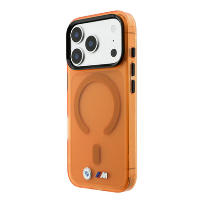 iPhone 18 Pro Max Kılıf BMW Orijinal Lisanslı M-safe Şarj Özellikli Metal Buton Tasarımlı Buzlu IML Baskılı Kılıf