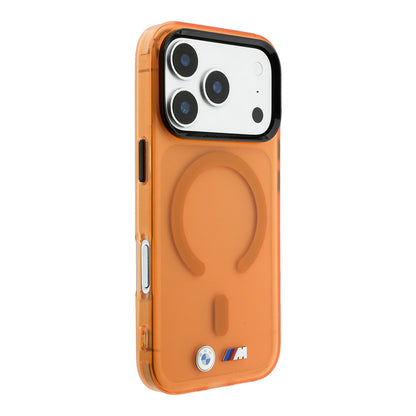 iPhone 18 Pro Max Kılıf BMW Orijinal Lisanslı M-safe Şarj Özellikli Metal Buton Tasarımlı Buzlu IML Baskılı Kılıf