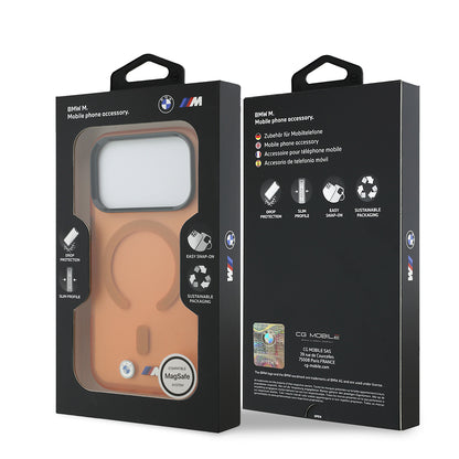 iPhone 18 Pro Max Kılıf BMW Orijinal Lisanslı M-safe Şarj Özellikli Metal Buton Tasarımlı Buzlu IML Baskılı Kılıf