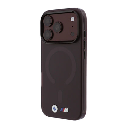 iPhone 18 Pro Max Kılıf BMW Orijinal Lisanslı M-safe Şarj Özellikli Metal Buton Tasarımlı Buzlu IML Baskılı Kılıf
