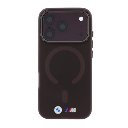 iPhone 18 Pro Max Kılıf BMW Orijinal Lisanslı M-safe Şarj Özellikli Metal Buton Tasarımlı Buzlu IML Baskılı Kılıf