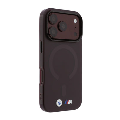 iPhone 18 Pro Max Kılıf BMW Orijinal Lisanslı M-safe Şarj Özellikli Metal Buton Tasarımlı Buzlu IML Baskılı Kılıf