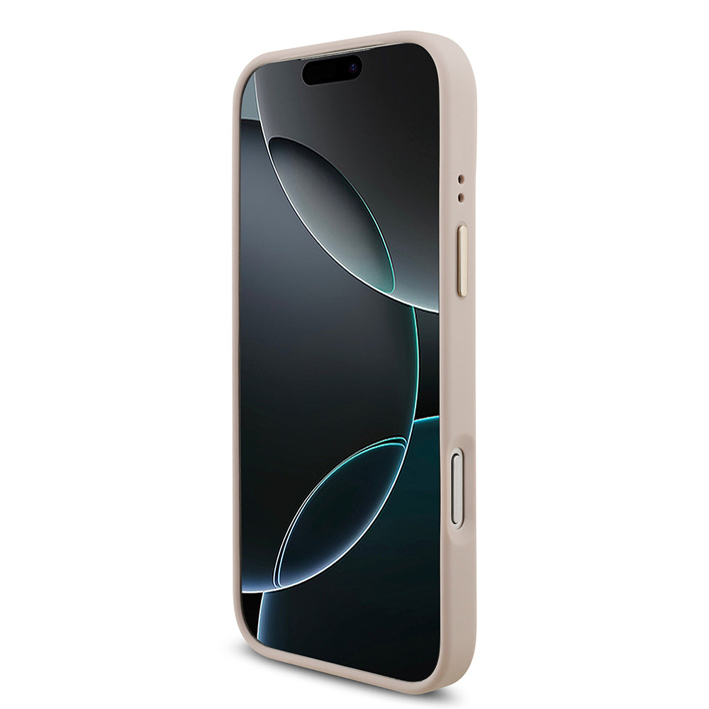 iPhone 18 Pro Max Kılıf Guess Orijinal Lisanslı 4G Büyük Metal Logolu Kalın Askılı Kılıf