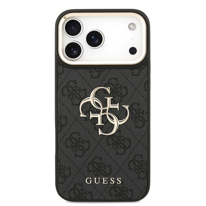 iPhone 18 Pro Max Kılıf Guess Orijinal Lisanslı 4G Büyük Metal Logolu Kalın Askılı Kılıf