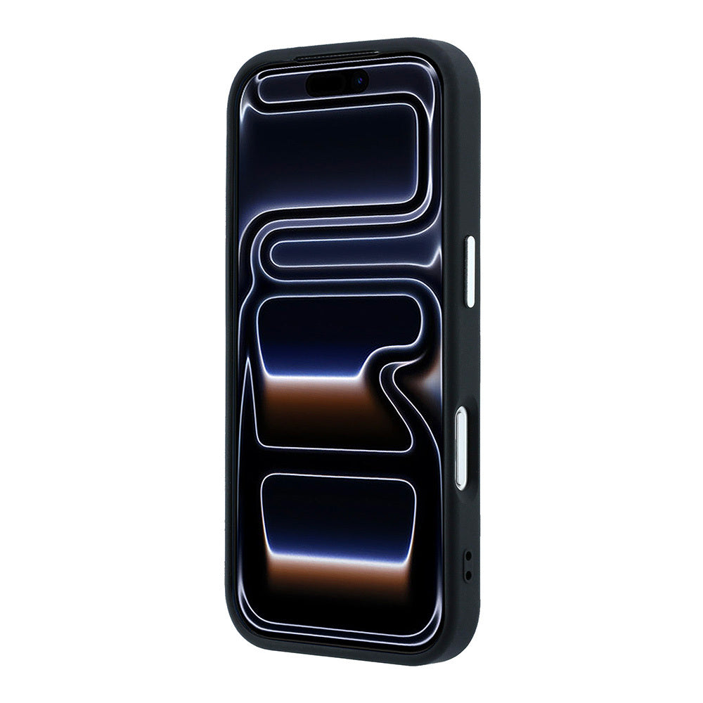 iPhone 18 Pro Max Kılıf Guess Orijinal Lisanslı M-safe Şarj Özellikli Grained Triangle Kılıf