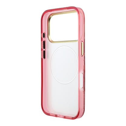 iPhone 18 Pro Max Kılıf Guess Orijinal Lisanslı M-safe Şarj Özellikli Gül Desenli Simli Yazı Logolu Kılıf