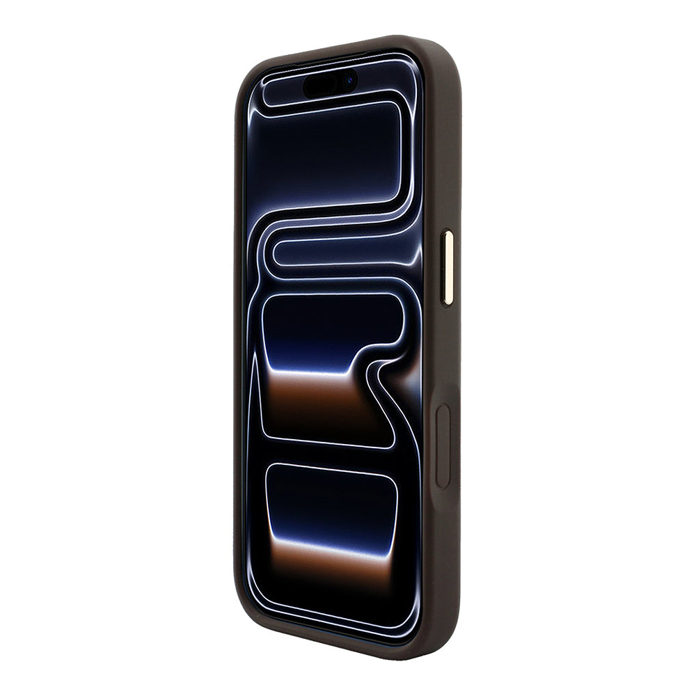 iPhone 18 Pro Max Kılıf Guess Orijinal Lisanslı M-safe Şarj Özellikli Metal Kamera Çerçeveli C-Magnet 4G Desenli Yazı Logolu Kılıf