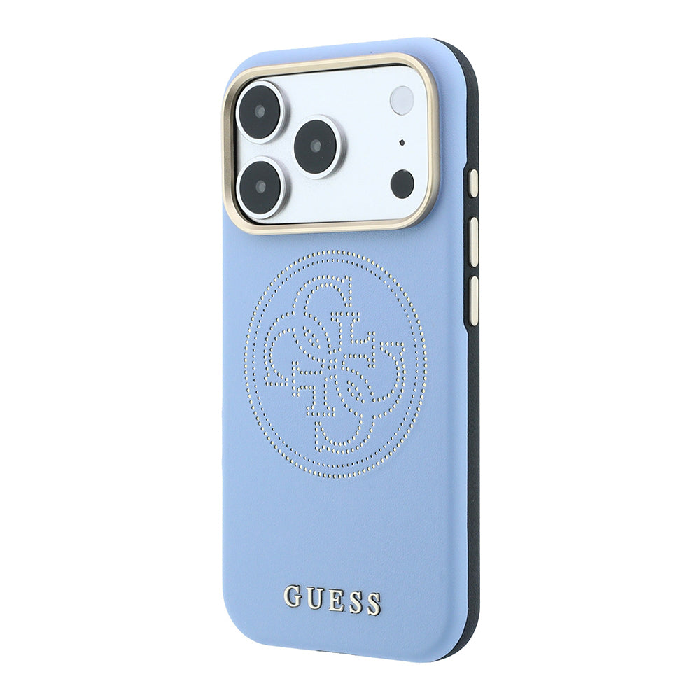 iPhone 18 Pro Max Kılıf Guess Orijinal Lisanslı M-safe Şarj Özellikli PU Delikli 4G ve Yazı Logolu Kılıf